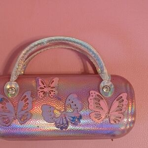 Kids Iridescent Butterfly Sunglasses Case